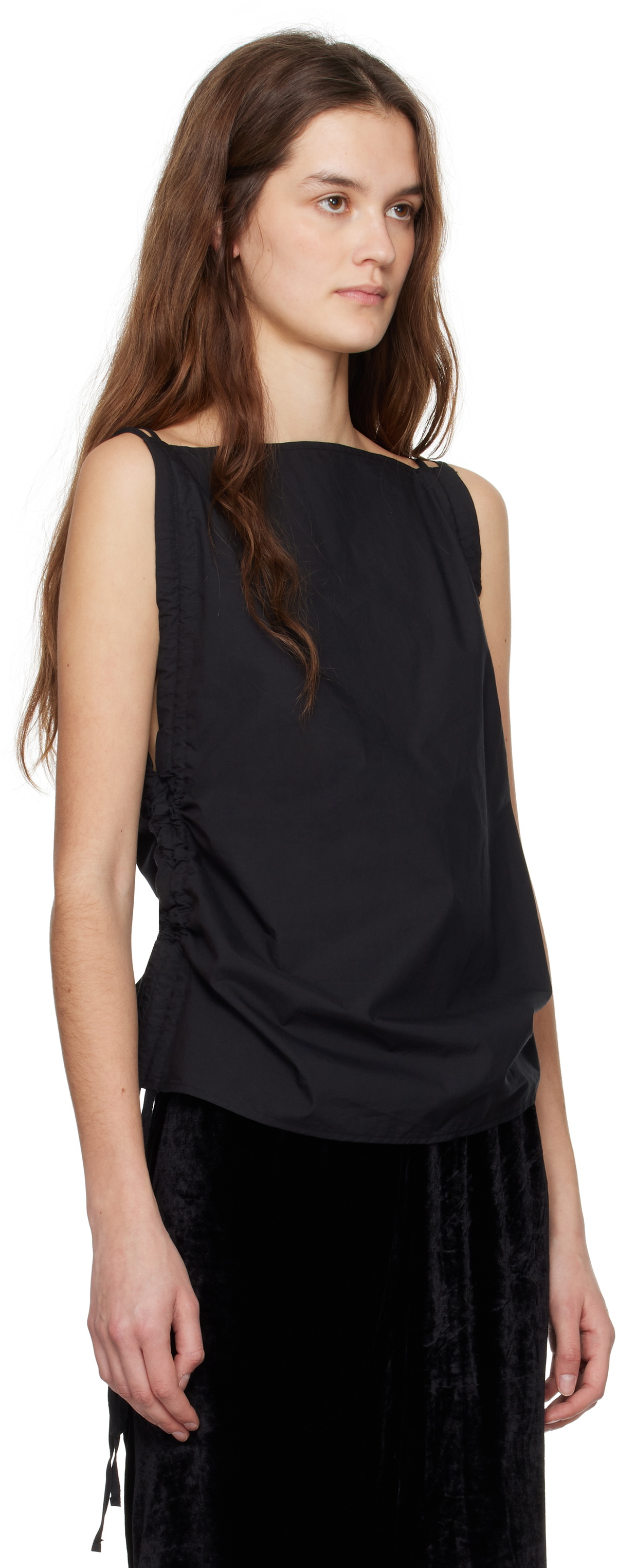 トップス baserange pictorial strap top Pictorial Strap Top in Assortment | Organic cotton poplin