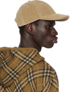 Burberry Beige Corduroy Baseball Cap