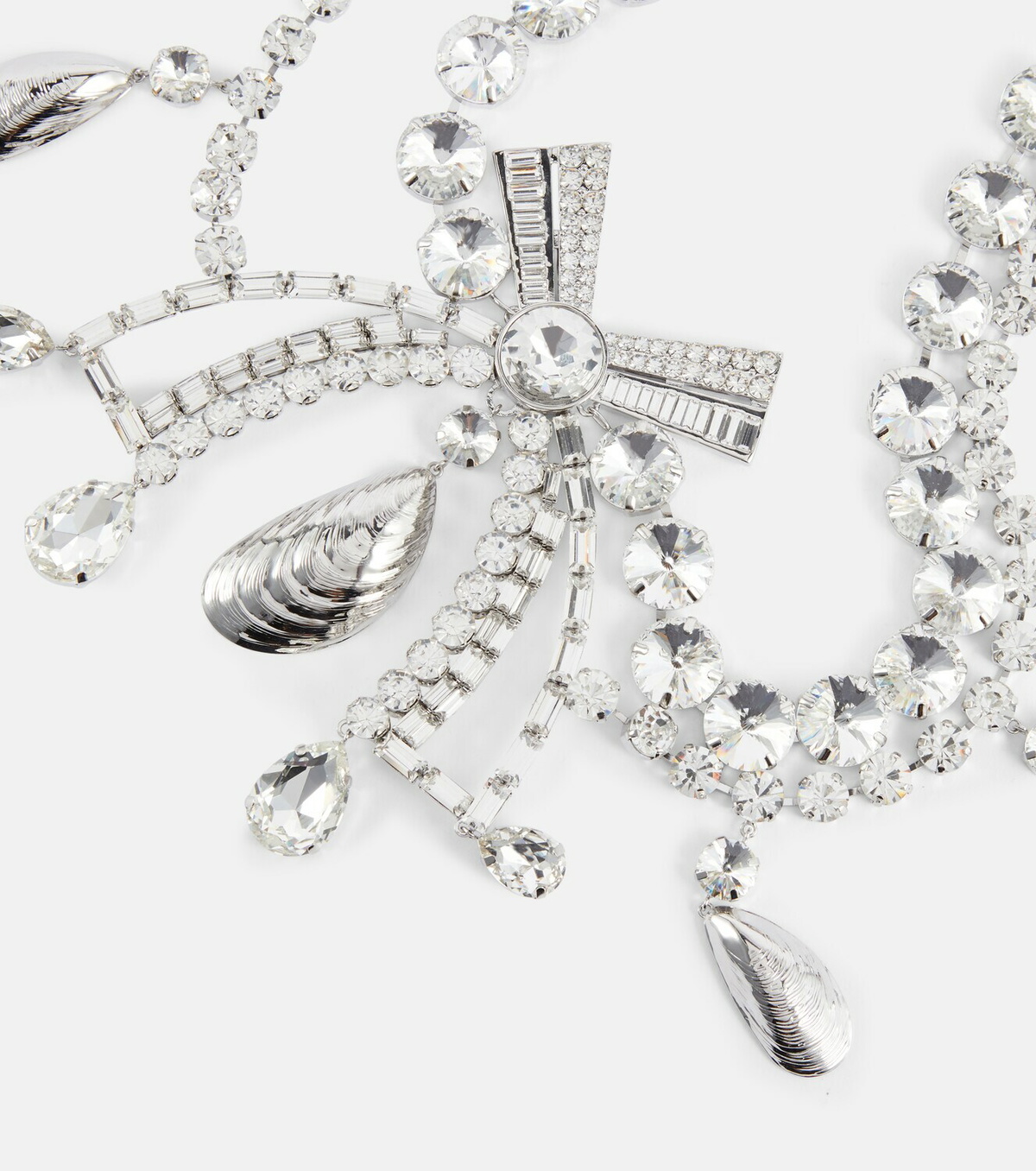 Area Crystal Deco embellished belt