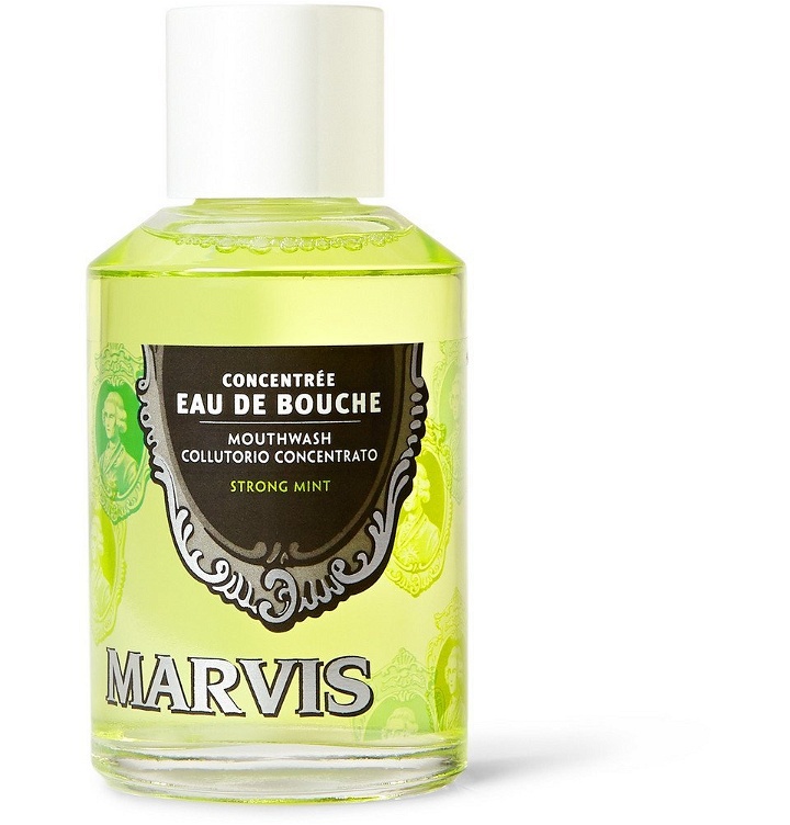 Photo: Marvis - Mouthwash Concentrate - Strong Mint, 120ml - Green
