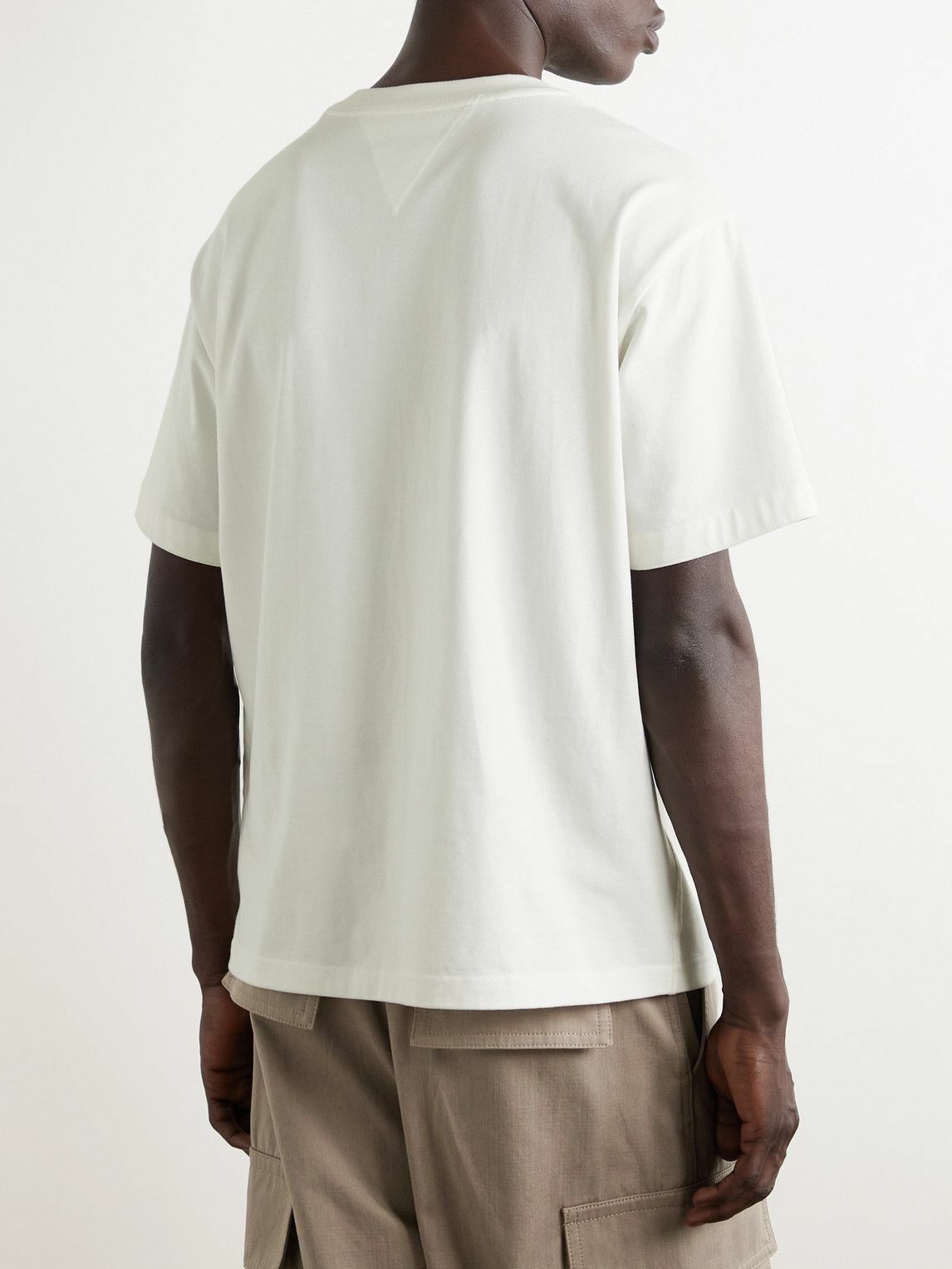 *BOTTEGA VENETA* Intrecciato コットンジャージーTシャツ Bottega Veneta Men's Pima Cotton Jersey Intrecciato-Pocket T