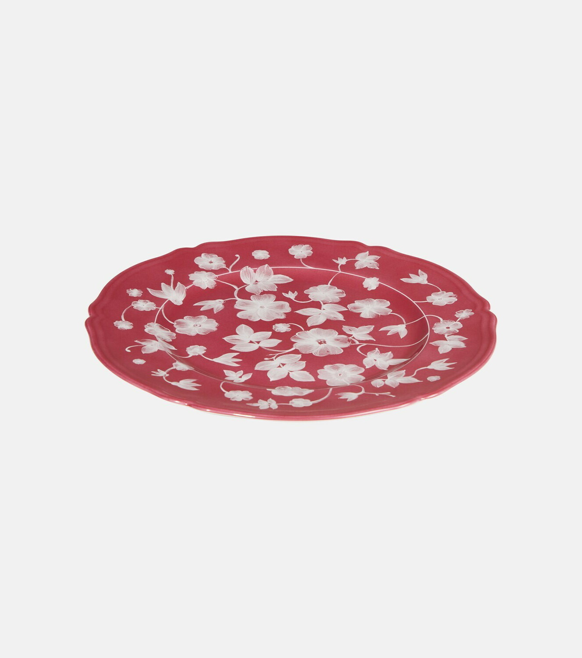 Cabana x Ginori 1735 floral porcelain charger plate