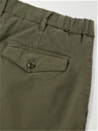 Altea - Dumbo Straight-Leg Cotton-Blend Gabardine Trousers - Green