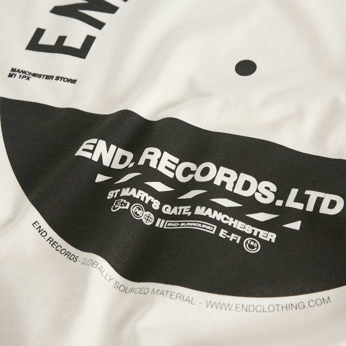 END. City Series 2.0 Manchester T-Shirt in Ecru