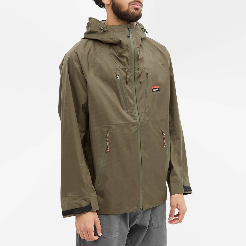 Nanga Men's Aurora 2.5L Trek Shell Parka Jacket in Khaki Nanga