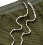 John Elliott - Contrast-Trimmed Cotton-Blend Corduroy Shorts - Men - Green