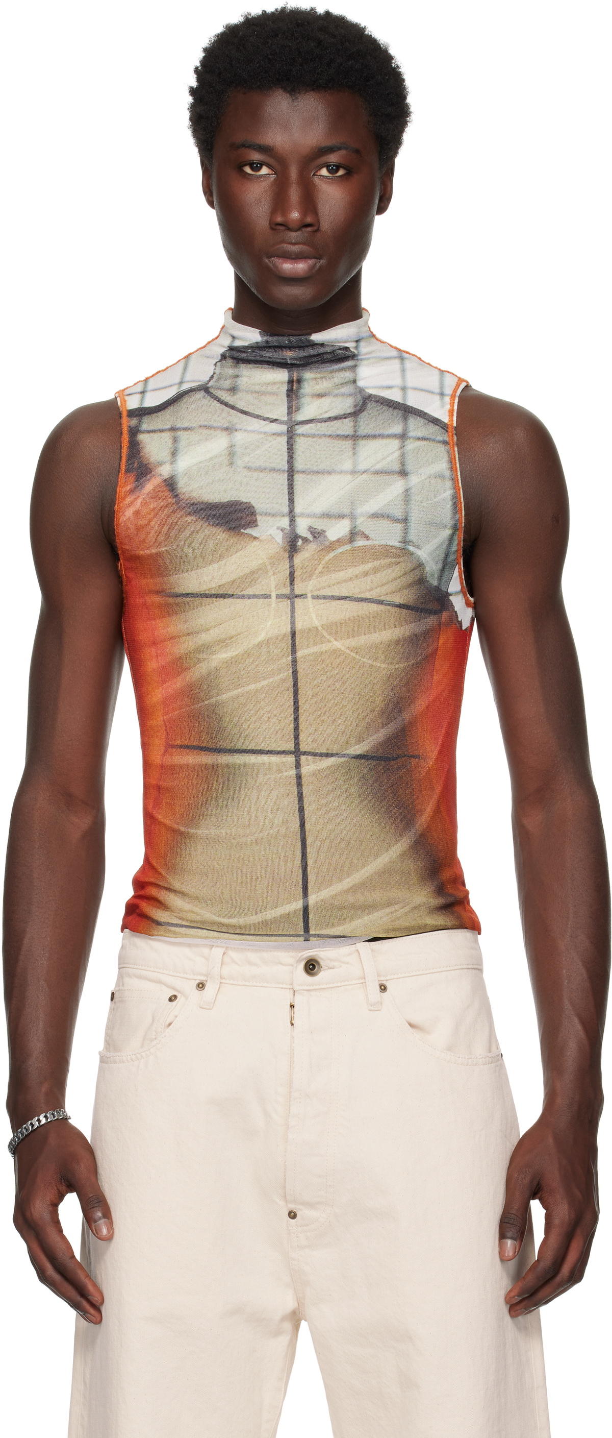 JeanPaulGaultier ノースリーブ 2025年最新】JeanPaul GAULTIER メンズ タンクトップ