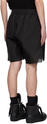 Rick Owens Black Long Boxer Shorts