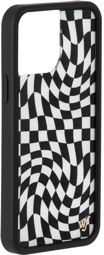 Wildflower Black & White Crazy Checkers iPhone 13 Pro Max Case