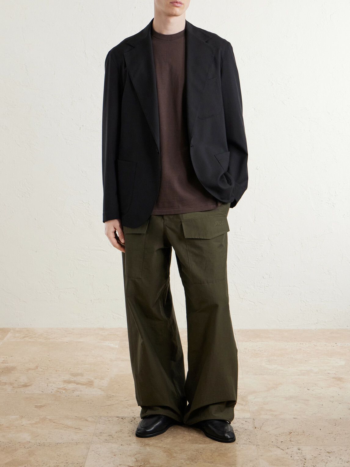 A.PRESSE - Heavy Weight Cotton-Jersey T-Shirt - Brown