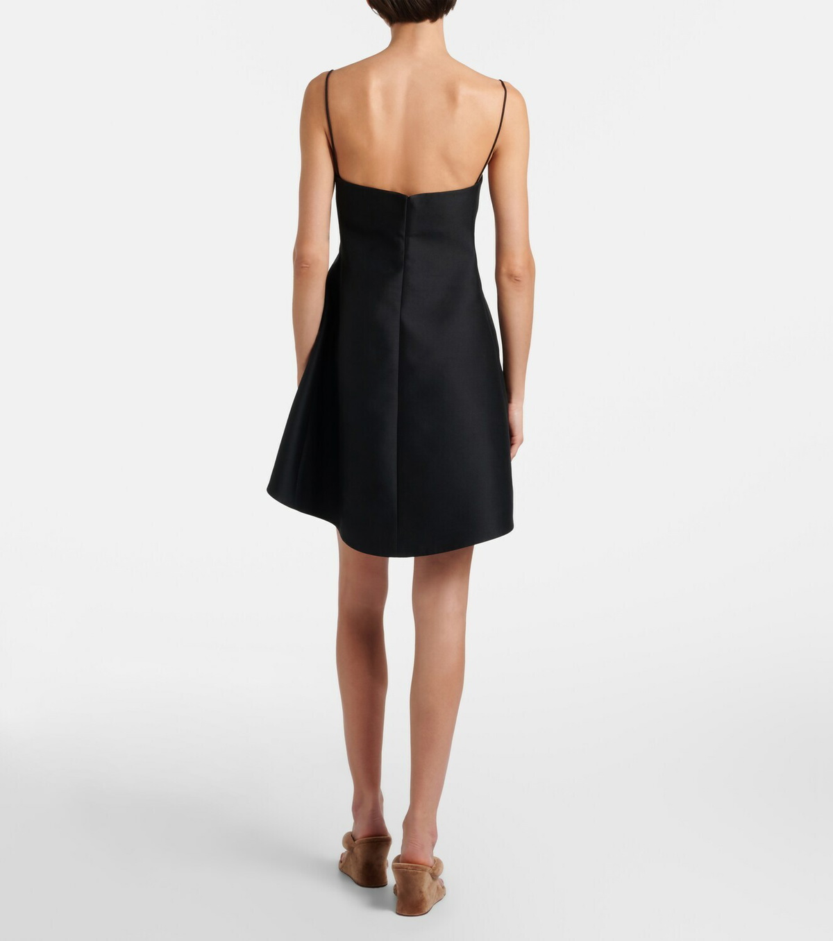 Balenciaga Wool and silk minidress