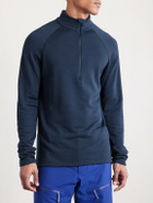 Houdini - Desoli Solid Merino™ Half-Zip Ski Base Layer - Blue