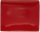 032c Red Leather Wallet