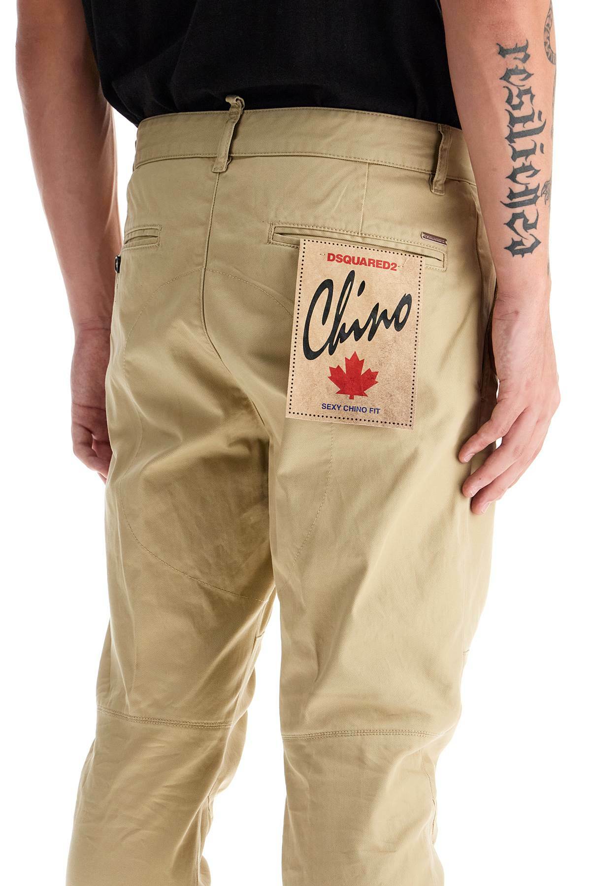 DSQUARED2 sexy chino pants for Beige Dsquared2