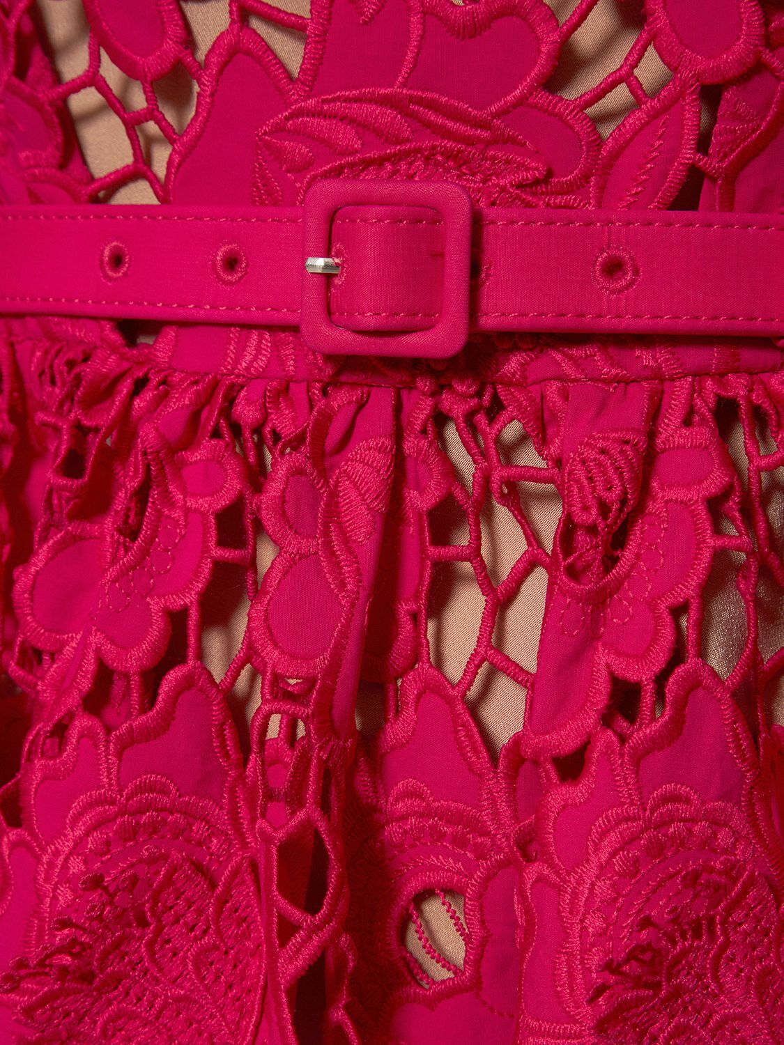 self portrait hot pink dress SELF-PORTRAIT self portrait pink maxi dress