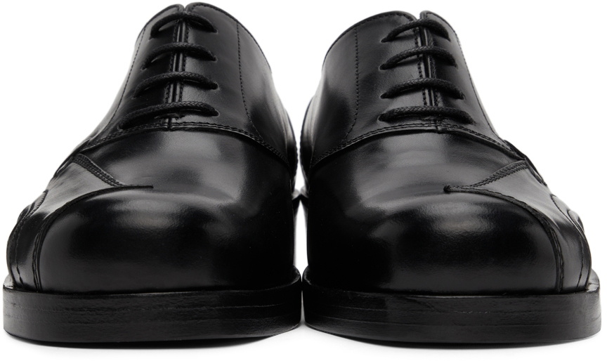 Stefan Cooke Black Polished Derbys Stefan Cooke