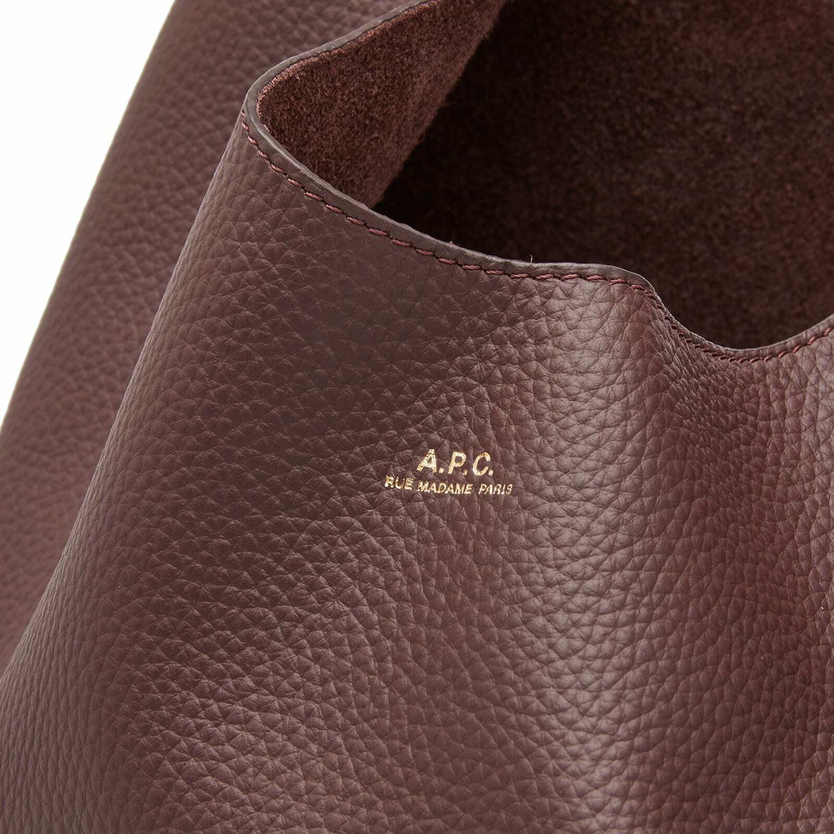 A.P.C. Women's Neige Tote Bag in Gac Burgundy A.P.C.