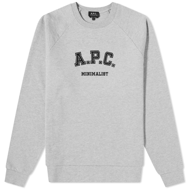 Photo: A.P.C. Phil Varsity Logo Sweat