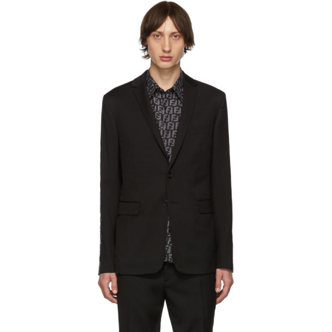 Fendi Black Wool Forever Fendi Blazer Fendi