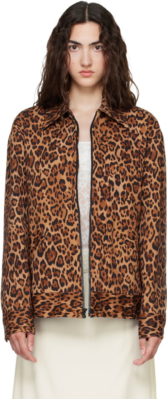 Photo: Anna Sui Tan Leopard Jacket