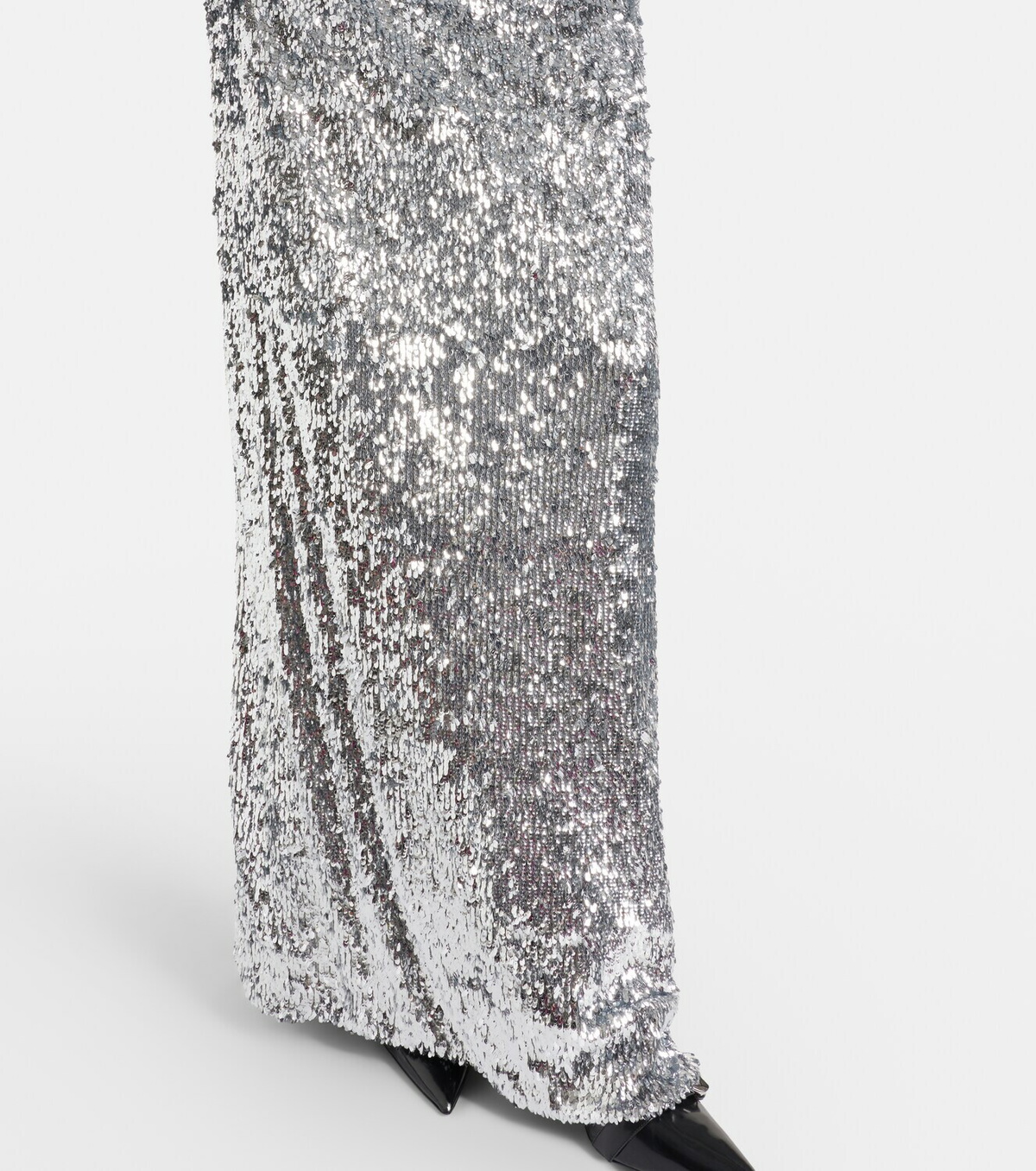 Coperni Draped sequined gown