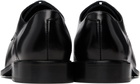 Stefan Cooke Black Slashed Square Toe Derbys