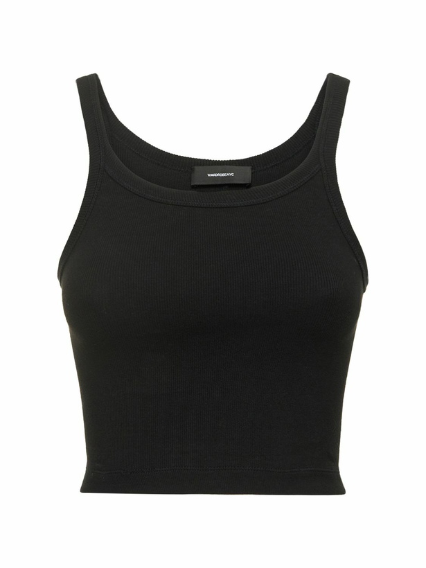 Photo: WARDROBE.NYC - Hb Stretch Cotton Ribbed Tank Top