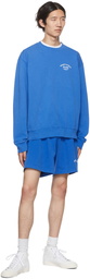 Sporty & Rich Blue Wellness Studio Sweatshirt