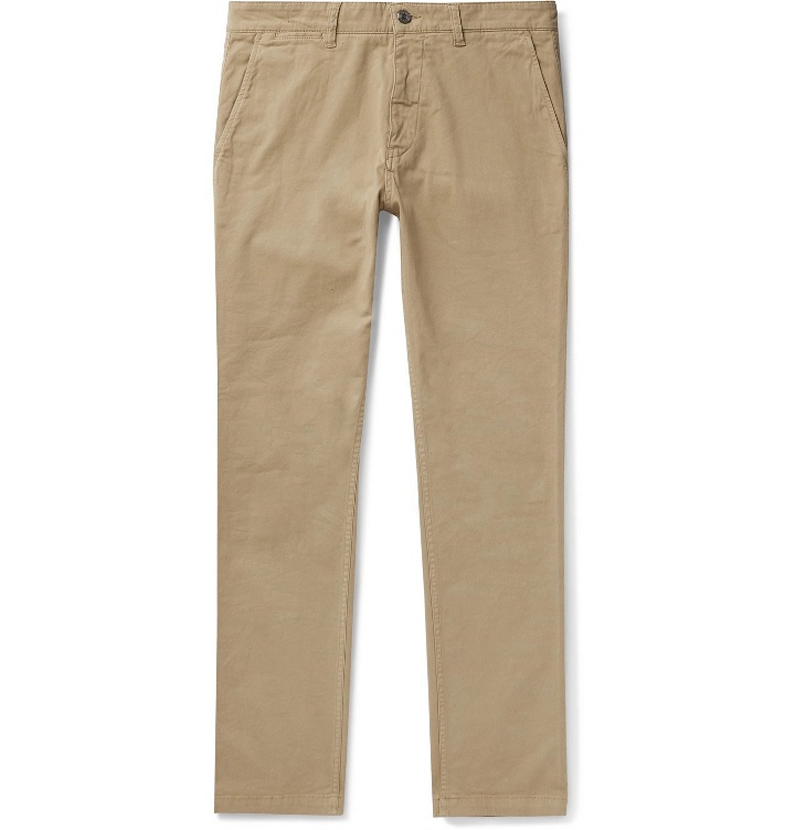Photo: NN07 - Marco 1400 Slim-Fit Tapered Stretch-Cotton Twill Chinos - Neutrals