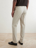 Boglioli - Straight-Leg Cotton-Blend Suit Trousers - Neutrals
