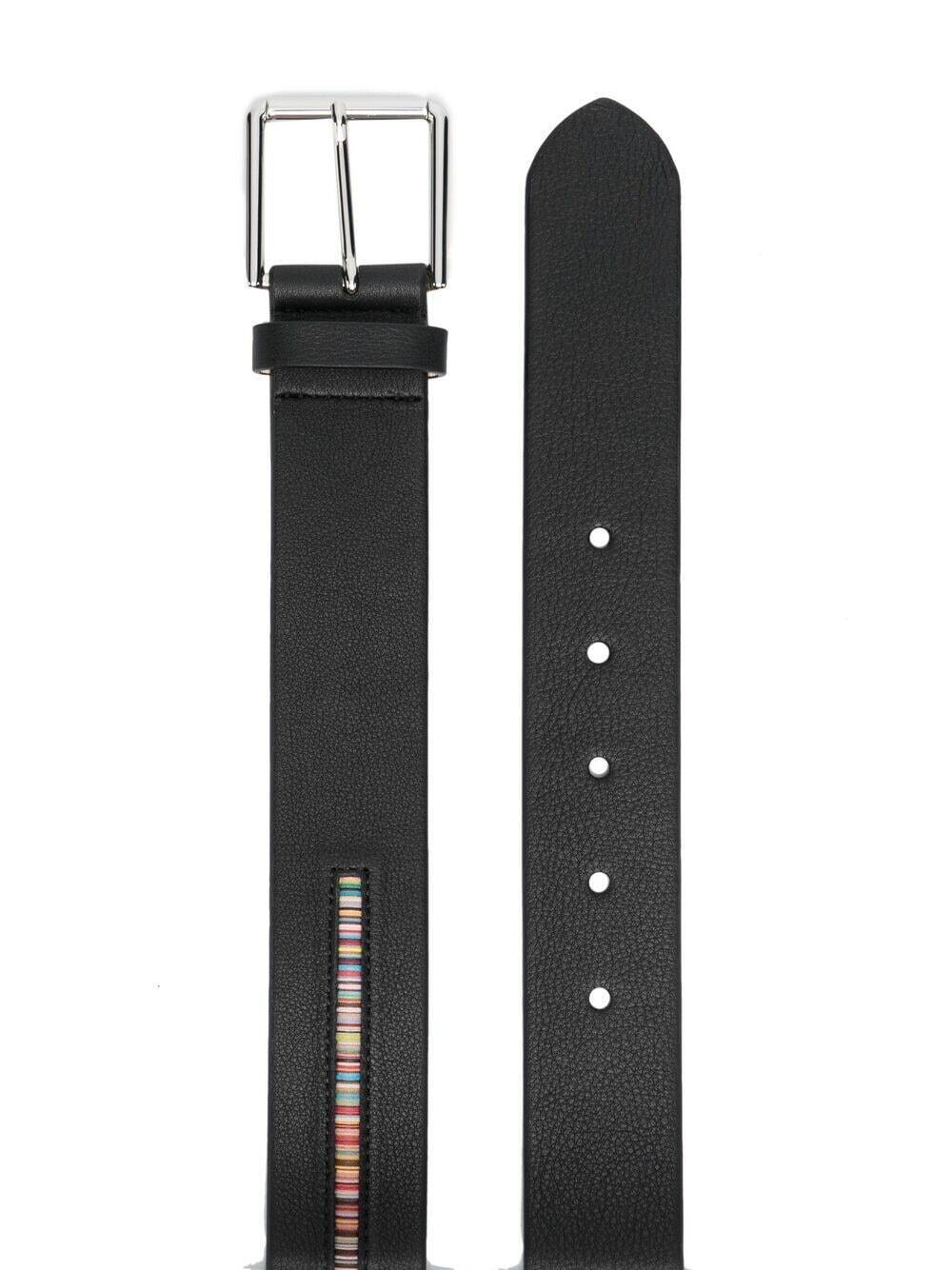 paul smith signature stripe belt