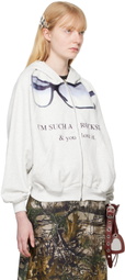 Praying SSENSE Exclusive Gray 'Rockstar' Hoodie