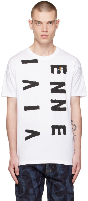 Photo: Vivienne Westwood White 'Vivienne' T-Shirt