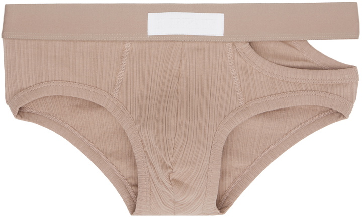 Photo: LGN Louis Gabriel Nouchi Beige Cutout Briefs