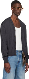 JACQUEMUS Gray 'The J' Cardigan