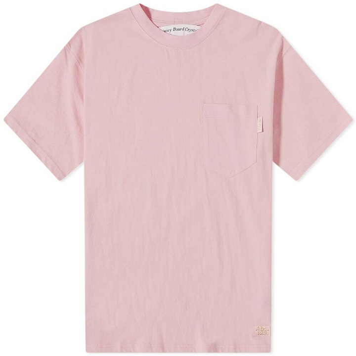 Photo: Advisory Board Crystals Men's Pocket T-Shirt in Pink