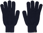 Paul Smith Navy Patch Gloves