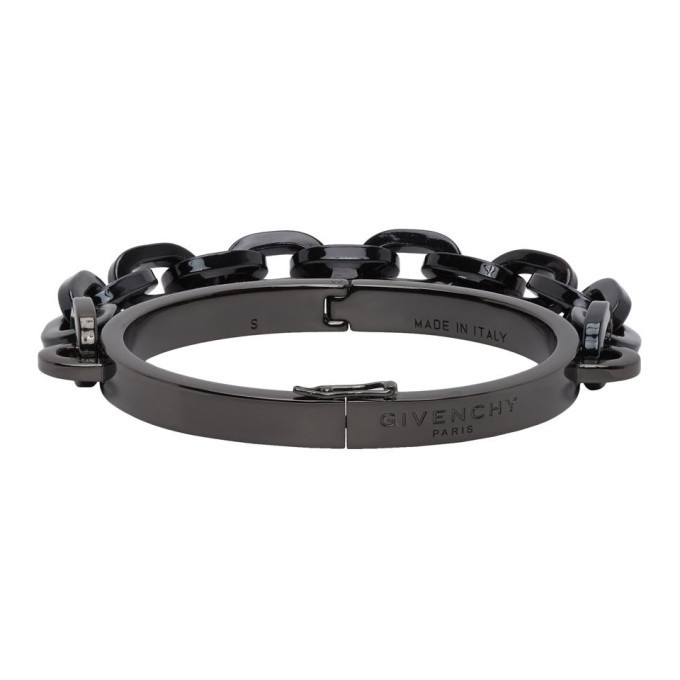 Photo: Givenchy Black Chain Cuff Bracelet