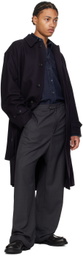 Bally Blue Adrien Brody Edition Button-Down Denim Shirt