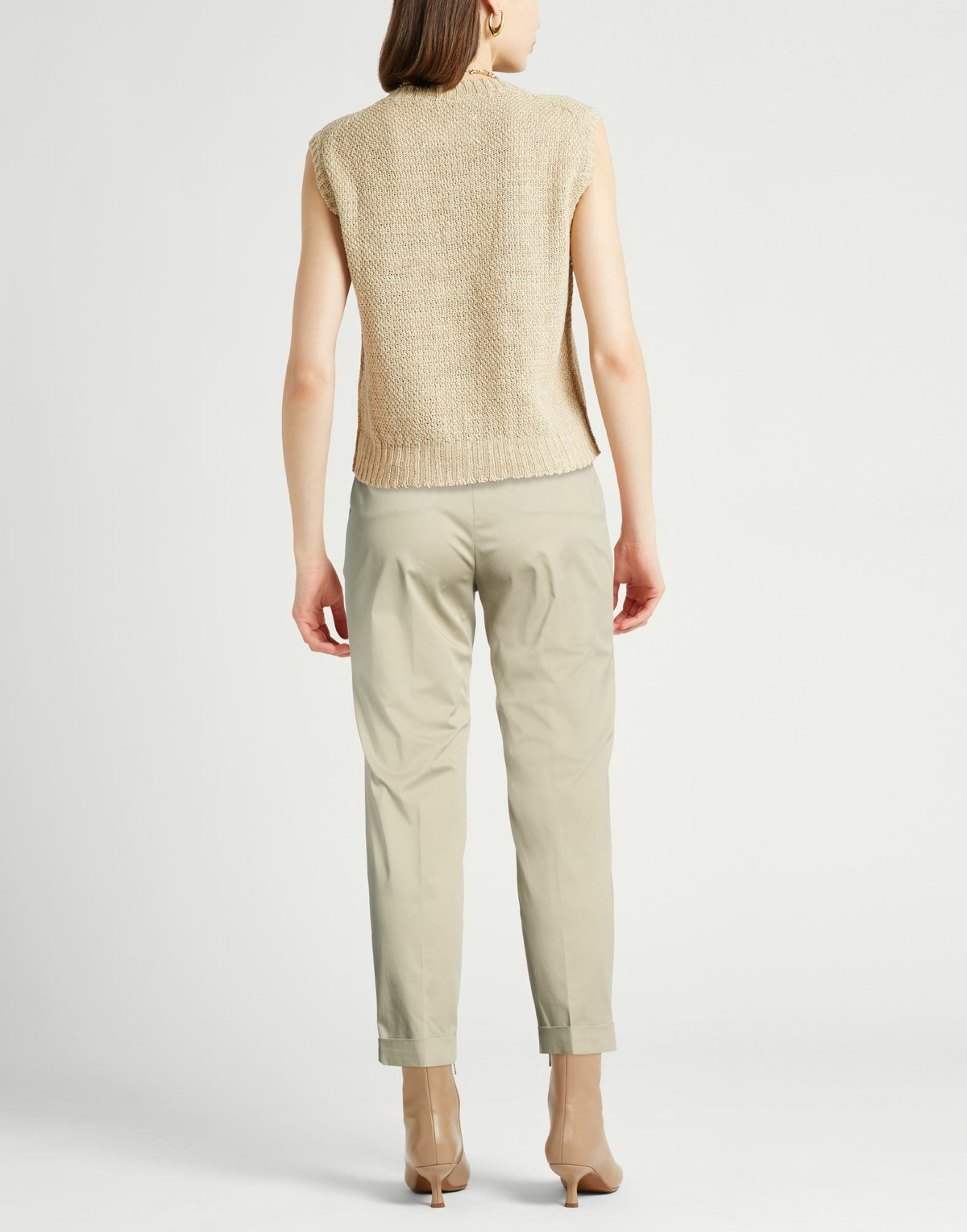 Peserico Womens Pants in Sage green