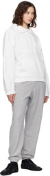 MM6 Maison Margiela Gray Logo Sweatpants
