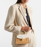 Bvlgari Serpenti Forever Mini wicker top-handle bag