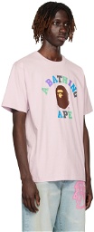 BAPE Purple Printed T-Shirt