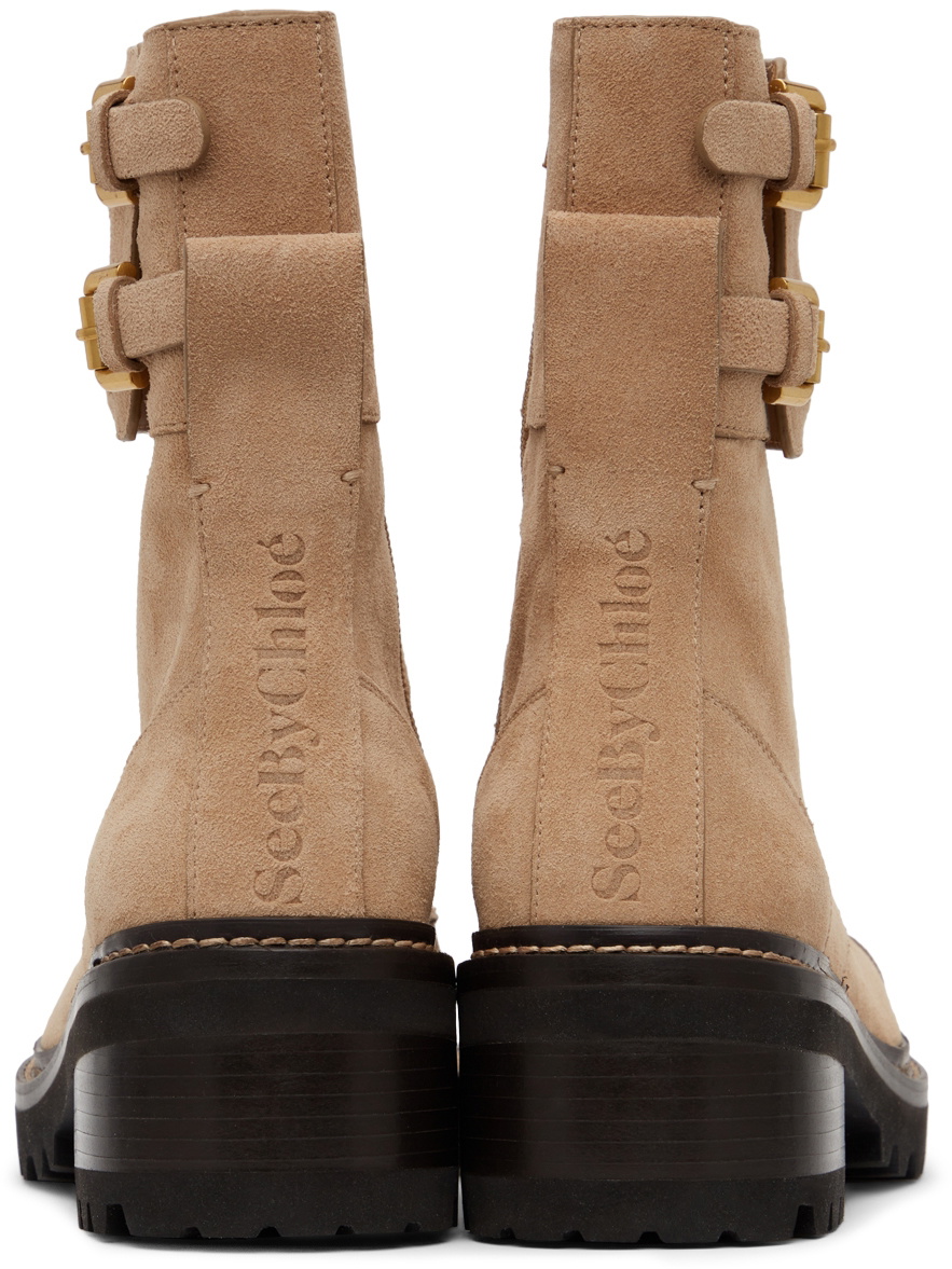 See by Chloé Beige Mallory Boots