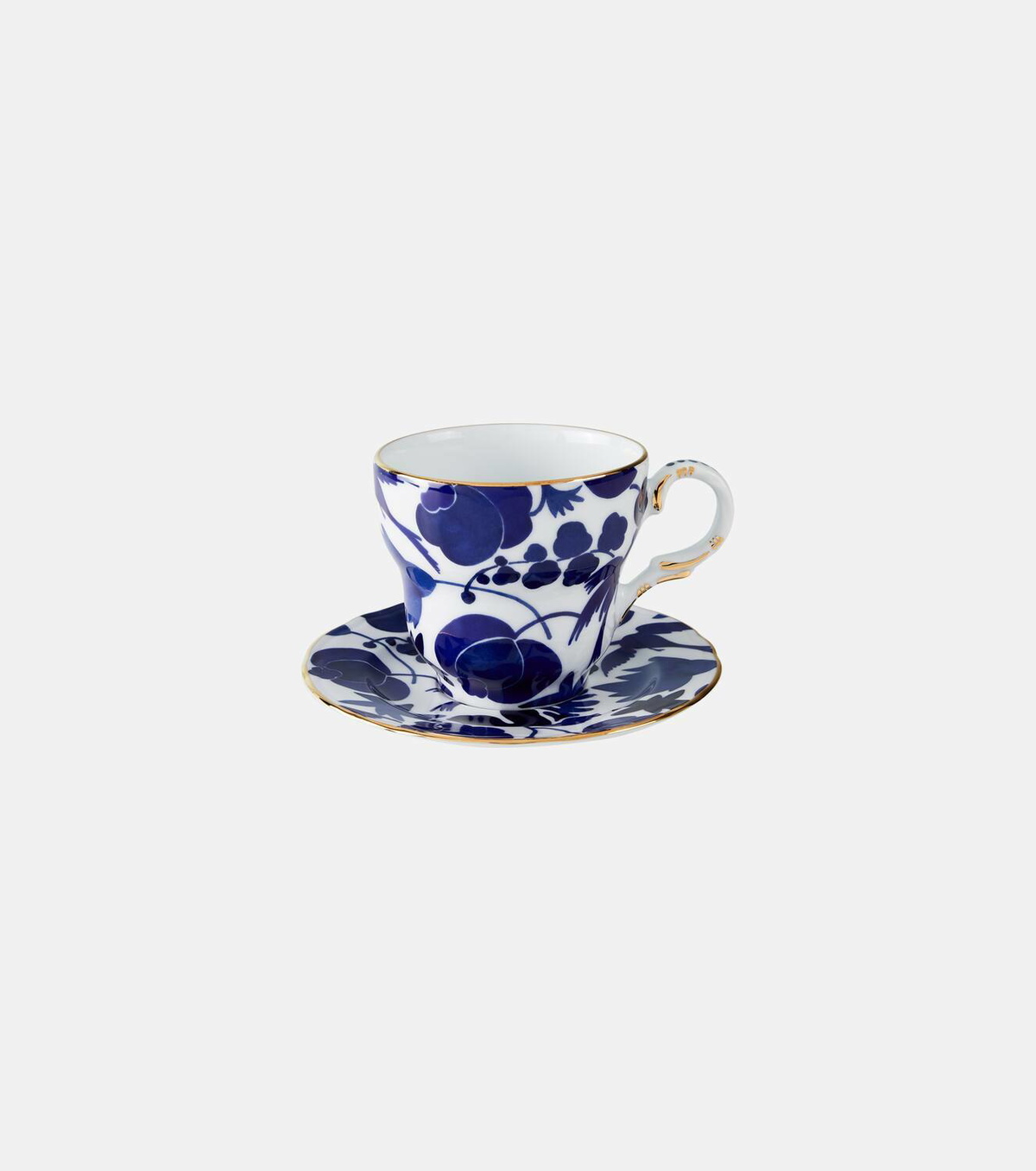 La DoubleJ Mama floral porcelain teacup and saucer set