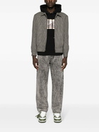 NOAH NY Black Mid-Rise Straight-Leg Jeans