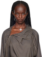 Marland Backus Silver 'Heart Of Stone' Necklace