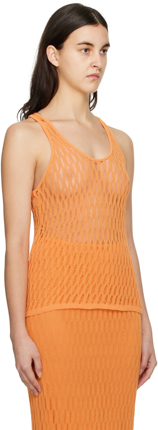 CAMILLA AND MARC Orange Nova Tank Top