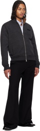 Givenchy Gray 'GIVENCHY Paris' Gros Grain Sweatshirt