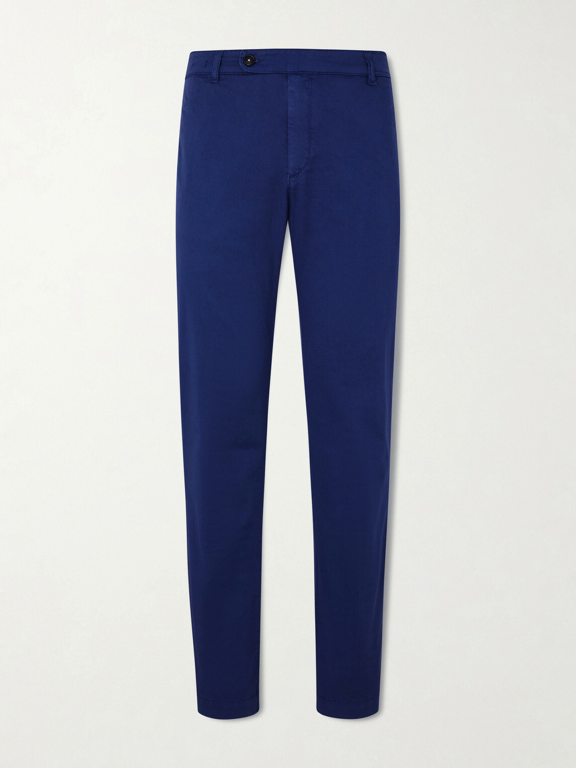 Massimo Alba - Straight-Leg Cotton-Blend Trousers - Blue